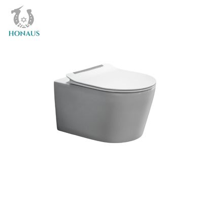 P Trap 180mm Compact Wall Hung Toilet Bowl Square Floating Toilet Bowl