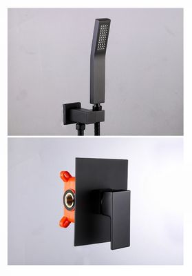 ISO Electroplating Concealed Valve Showers Pressurized Spray Head Copper Valve