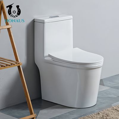 Low Flow Modern Ceramic Bathroom One Piece Toilet Dual Flush
