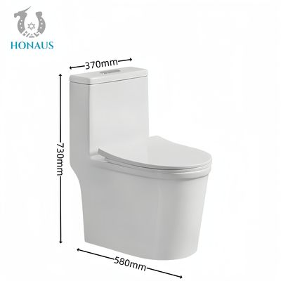 Low Flow Modern Ceramic Bathroom One Piece Toilet Dual Flush