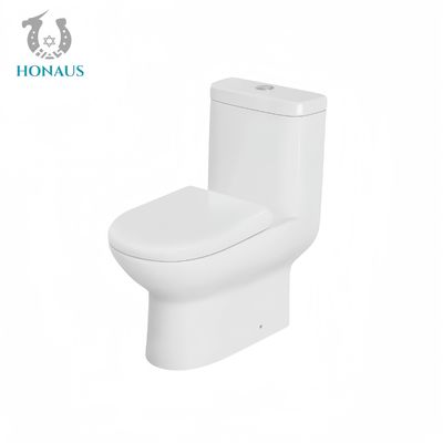 Bathroom S/P Trap Two Piece Toilet Bowl Water Saving Floor Mounted