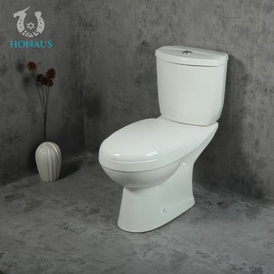 Bathroom S/P Trap Two Piece Toilet Bowl Water Saving Floor Mounted