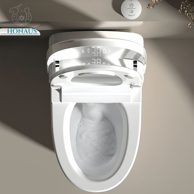 S-Trap Drainage Pattern Smart Intelligent Commode With Digital Display Screen
