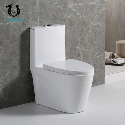 Premium Ceramic One Piece Toilet Bowl Luxury Dual Flush Floor Mounted Hotel House