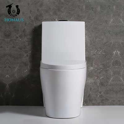 Premium Ceramic One Piece Toilet Bowl Luxury Dual Flush Floor Mounted Hotel House