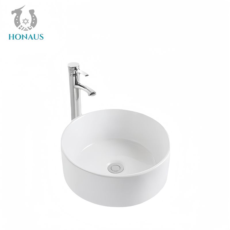 Mini Bathroom Countertop Basin Art Multi Shape Hotel 160mm Deep Anti Stain